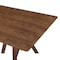Armen Living Cortina and Polly 5 Piece Walnut Rectangular Dining Set SETCODIWA5C - alternate 6